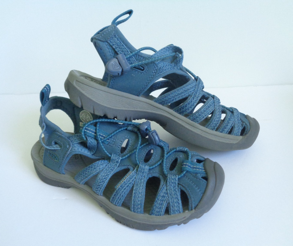 Keen Sandals Women's Blue Shoes Whisper US 6.5 Waterproof Hiking Walking Outdoor